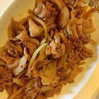 豆板醬+味噌で作る豚肉の甘辛炒め